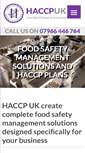 Mobile Screenshot of haccp-uk.co.uk
